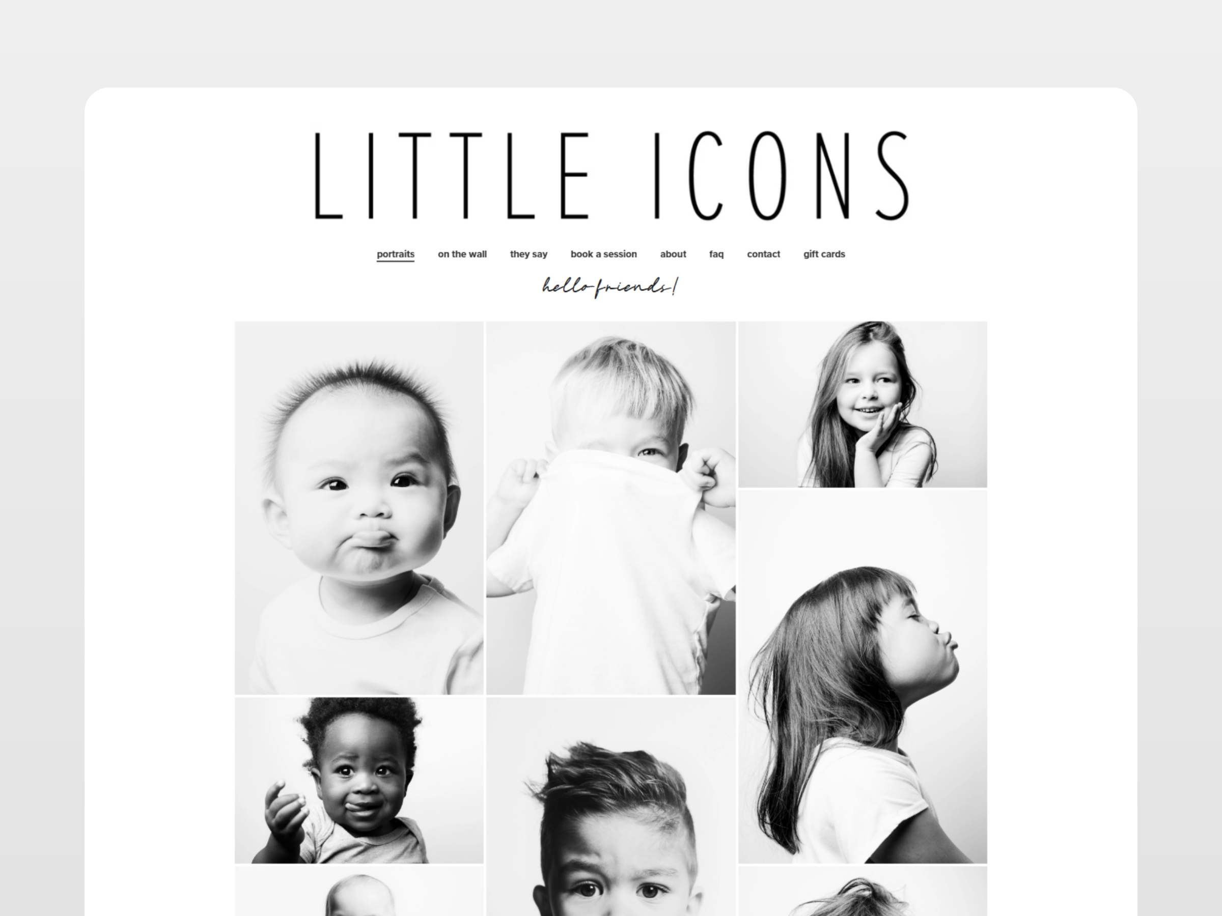 Little Icons booking system