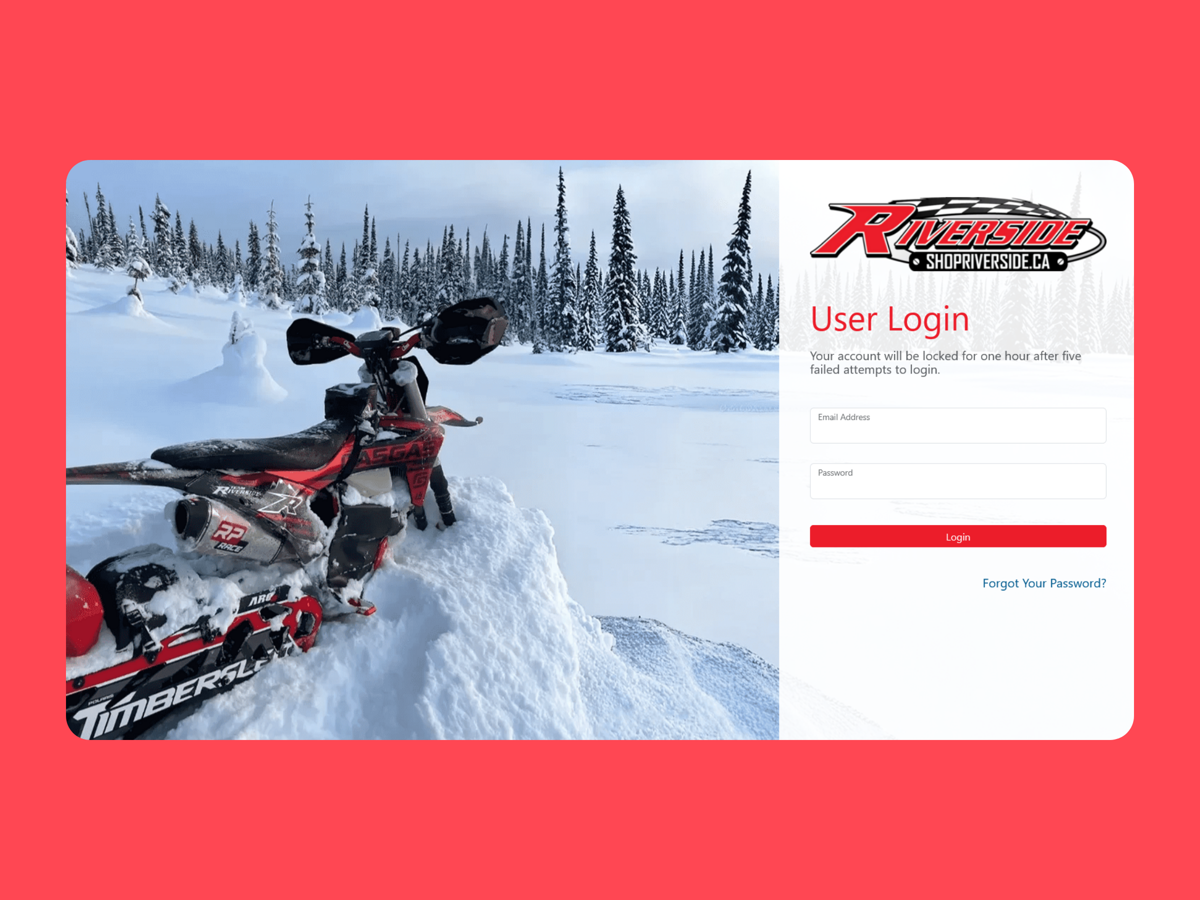 Shop Riverside customer login